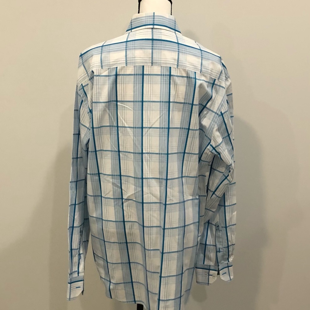 Bugatchi Plaid Button Down Shirt - image 4